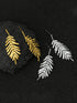 Cercei din argint Folia (Silver/Gold)
